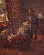 Jean Francois Millet Sleeping children Spain oil painting artist